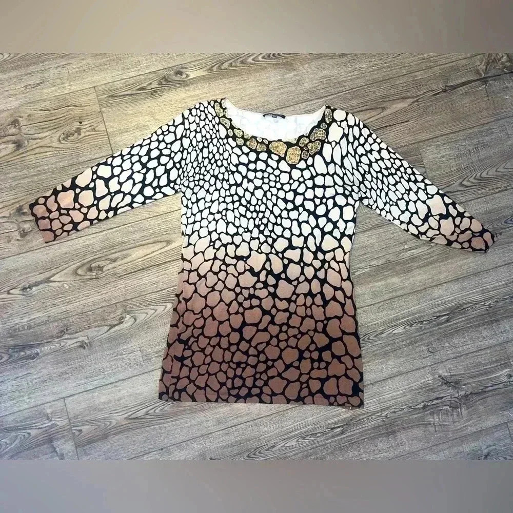 Adrienne Vittadini silk blend dress
